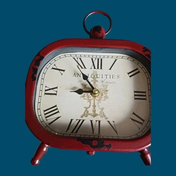 Quartz rustic analog metal tabletop copper color - Picture 8 of 8